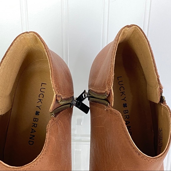 Lucky Brand Burklee Double ZIP Ankle Bootie 8.5 - Picture 9 of 11